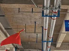 明水管廊支架的安装方法